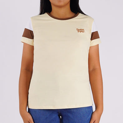 RRJ Ladies Basic Tees Regular Fitting 134683 (Beige)