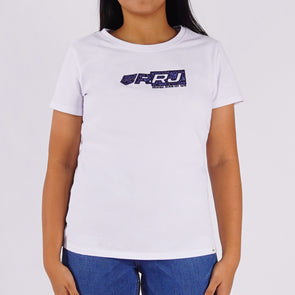 RRJ Ladies Basic Tees Regular Fitting 129372 (White)