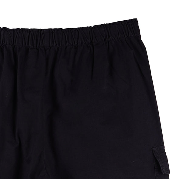 RRJ Ladies Basic Non-Denim Cargo Pants Mid-Rise Fitting 180711 (Black)
