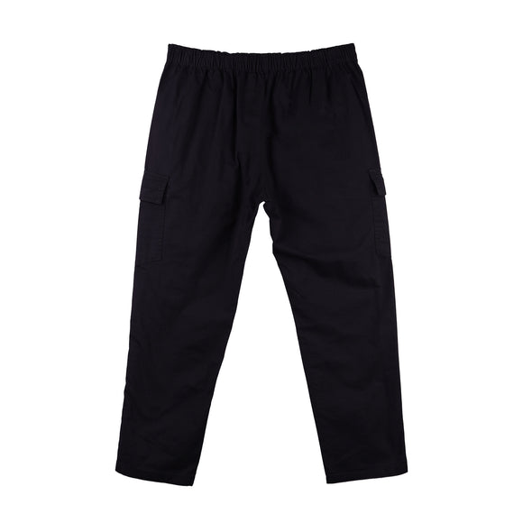 RRJ Ladies Basic Non-Denim Cargo Pants Mid-Rise Fitting 180711 (Black)