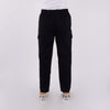 RRJ Ladies Basic Non-Denim Cargo Pants Mid-Rise Fitting 180711 (Black)