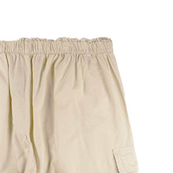 RRJ Ladies Basic Non-Denim Cargo Pants Mid-Rise Fitting 180711 (Light Beige)