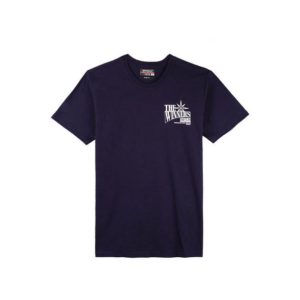 RRJ Men's Basic Tees Semibody Fitting 177460-U (Navy)