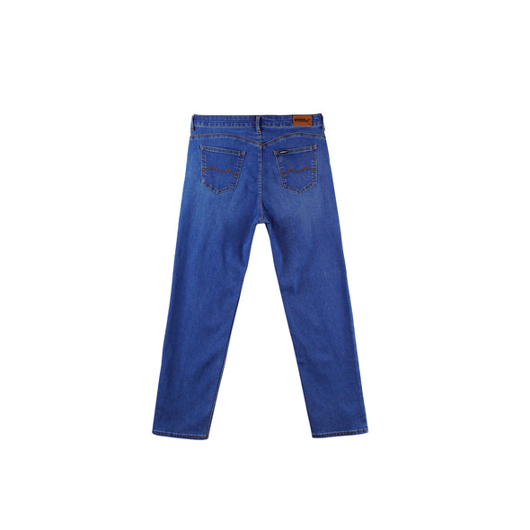 RRJ Ladies Basic Denim Mom Jeans 177239-U (Light Shade)