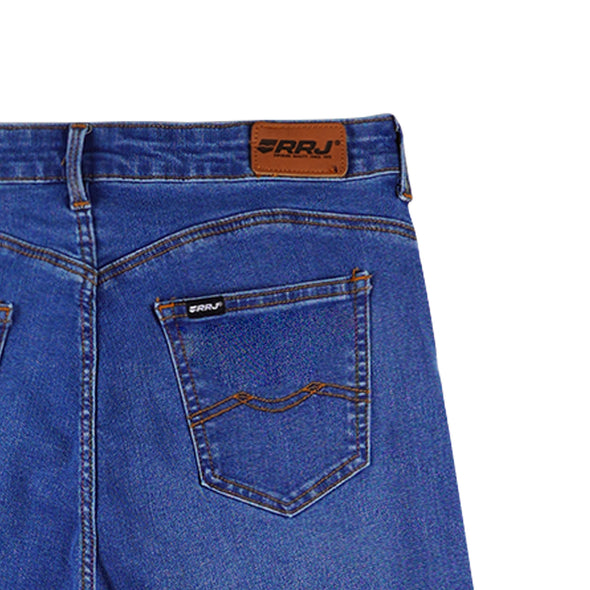 RRJ Ladies Basic Denim Mom Jeans 177239-U (Light Shade)