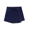 RRJ Ladies Basic Denim Skorts 178064 (Medium Shade)