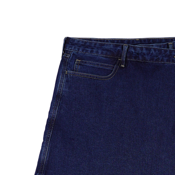 RRJ Ladies Basic Denim Skorts 178064 (Medium Shade)