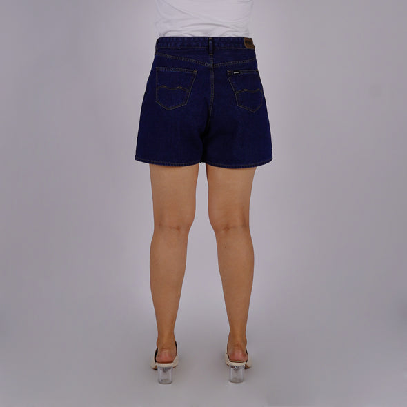 RRJ Ladies Basic Denim Skorts 178551 (Dark Shade)