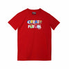 RRJ Men's Basic Tees Semibody Fitting 146706-U (Red)