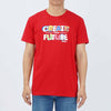 RRJ Men's Basic Tees Semibody Fitting 146706-U (Red)
