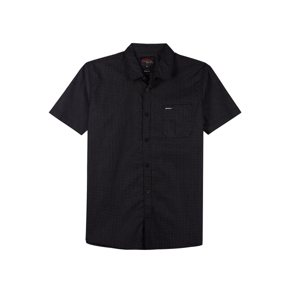 RRJ Men's Basic Woven Semibody Fitting 168738 (Black)
