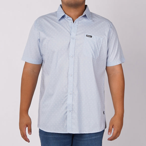 RRJ Men's Basic Woven Semibody Fitting 168749 (Light Blue)