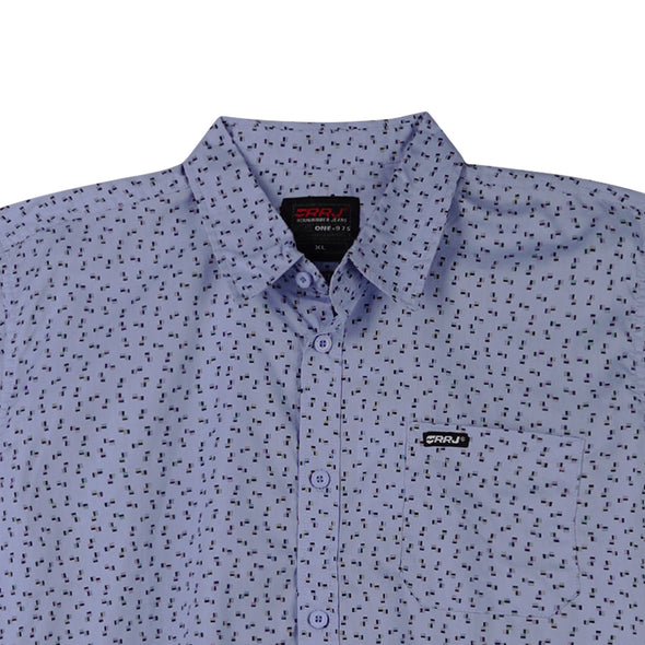 RRJ Men's Basic Woven Semibody Fitting 168760 (Light Blue)