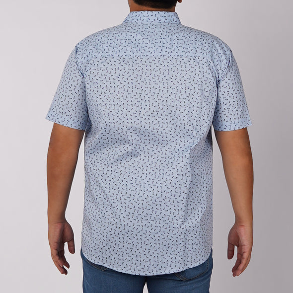 RRJ Men's Basic Woven Semibody Fitting 168760 (Light Blue)