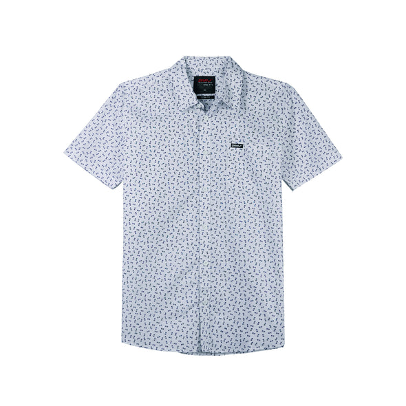RRJ Men's Basic Woven Semibody Fitting 168760 (White)