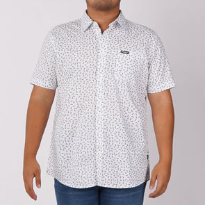 RRJ Men's Basic Woven Semibody Fitting 168760 (White)