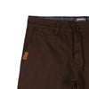 RRJ Men's Basic Non-Denim Chino Pants 181158 (Choco Brown)