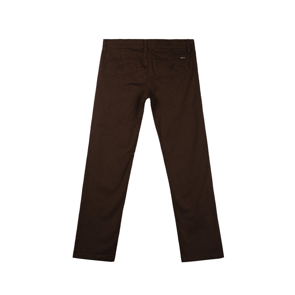 RRJ Men's Basic Non-Denim Chino Pants 181158 (Choco Brown)