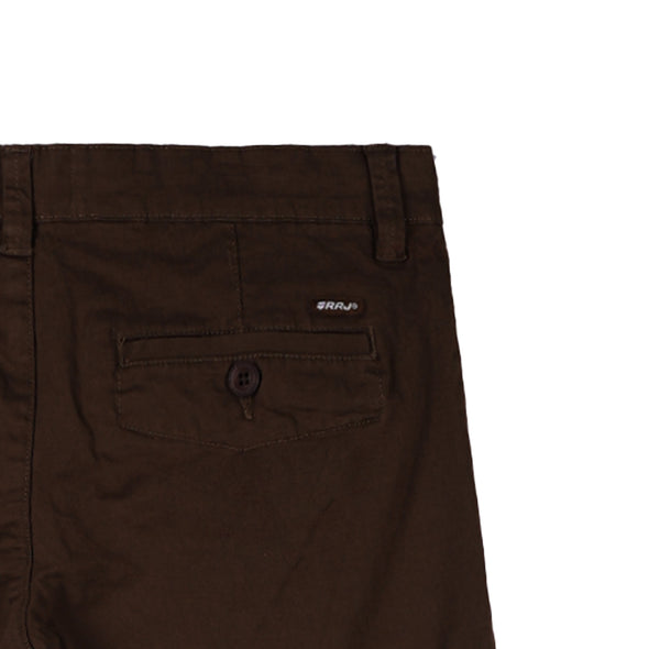 RRJ Men's Basic Non-Denim Chino Pants 181158 (Choco Brown)
