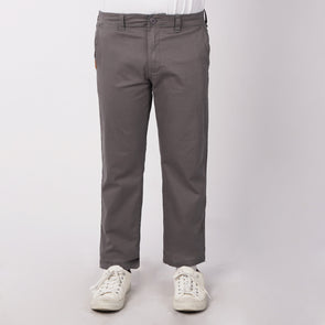 RRJ Men's Basic Non-Denim Chino Pants 181125 (Dark Gray)