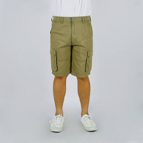 RRJ Men's Basic Non-Denim Cargo Short 177318 (Olive)