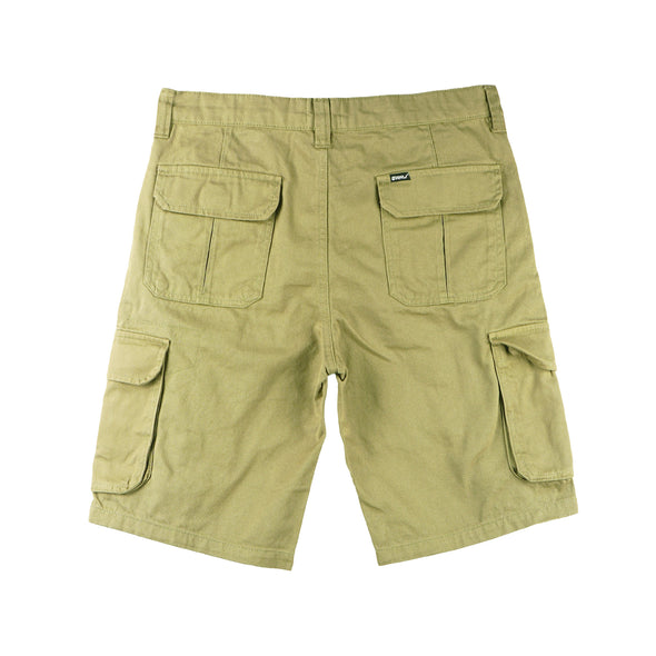 RRJ Men's Basic Non-Denim Cargo Short 177318 (Olive)