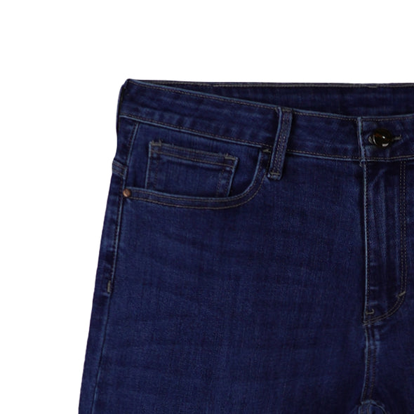RRJ Ladies Basic Denim Boyfriend Jeans Mid-Rise 179919 (Medium Shade)
