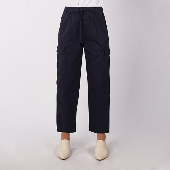 RRJ Ladies Basic Non-Denim Cargo Pants 171659 (Dark Sapphire)