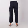 RRJ Ladies Basic Non-Denim Cargo Pants 171659 (Dark Sapphire)