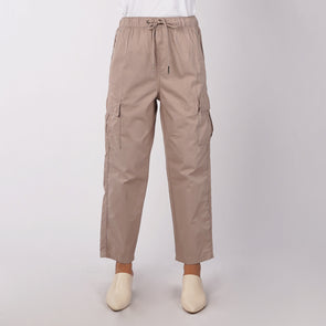 RRJ Ladies Basic Non-Denim Cargo Pants 171659 (Moon Rock)
