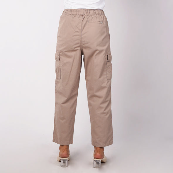 RRJ Ladies Basic Non-Denim Cargo Pants 171659 (Moon Rock)