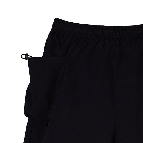RRJ Ladies Basic Non-Denim Cargo Short 180594 (Black)