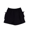 RRJ Ladies Basic Non-Denim Cargo Short 180594 (Black)
