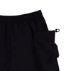 RRJ Ladies Basic Non-Denim Cargo Short 180594 (Black)