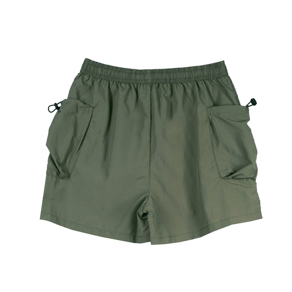 RRJ Ladies Basic Non-Denim Cargo Short 180594 (Fatigue)