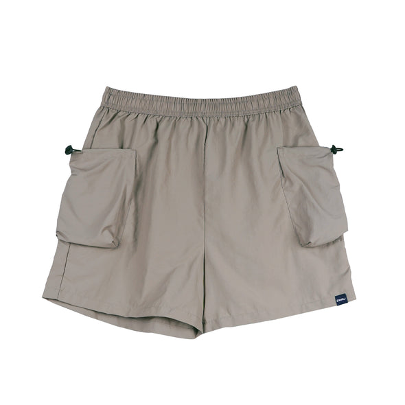 RRJ Ladies Basic Non-Denim Cargo Short 180594 (Taupe)