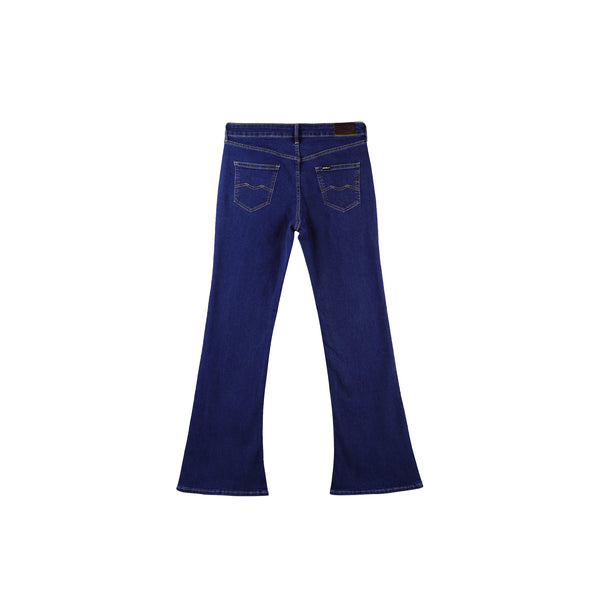 RRJ Ladies Basic Denim Flared Jeans Mid-Rise 181073 (Medium Shade)