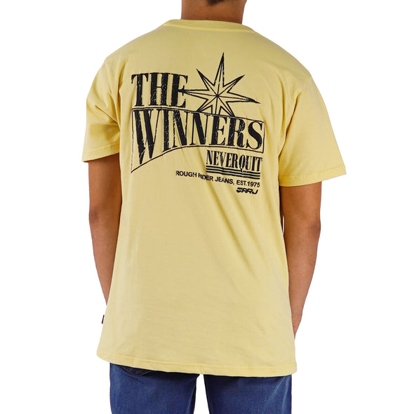 RRJ Men's Basic Tees Semibody Fitting 177460-U (Yellow)
