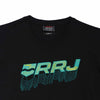 RRJ Men's Basic Tees Semibody Fitting Missed Lycra Fabric 158382 (Black)