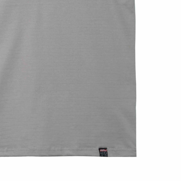 RRJ Men's Basic Tees Semibody Fitting Missed Lycra Fabric 158382 (Light Gray)