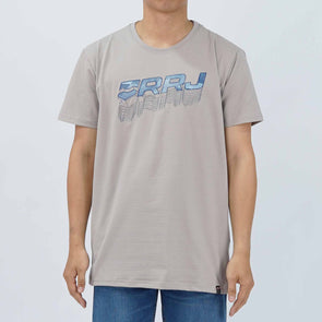 RRJ Men's Basic Tees Semibody Fitting Missed Lycra Fabric 158382 (Light Gray)