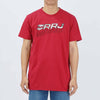 RRJ Men's Basic Tees Semibody Fitting Missed Lycra Fabric 158382 (Red)