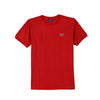 RRJ Men's Basic Tees Semibody Fitting Missed Lycra Fabric 158354 (Red)