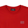 RRJ Men's Basic Tees Semibody Fitting Missed Lycra Fabric 158354 (Red)