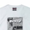 RRJ Men's Basic Tees Semibody Fitting CVC Jersey Fabric 181695-U (White)