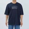 RRJ Men's Basic Tees Oversized Fitting 178655-U (Navy)