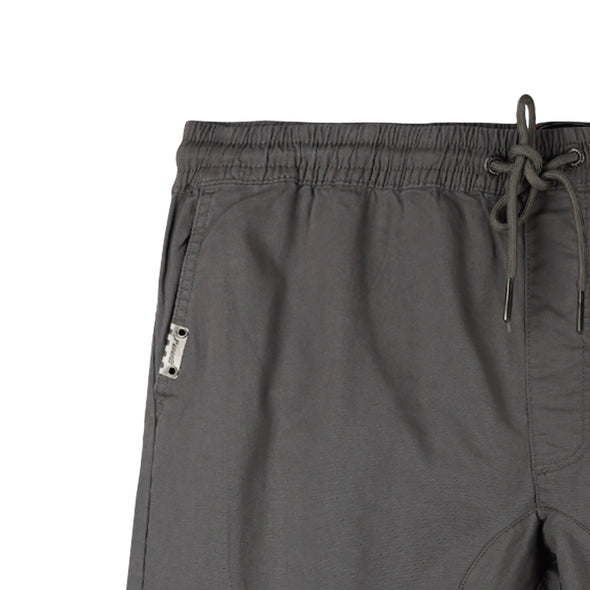 RRJ Men's Basic Non-Denim Jogger Pants Mid-Rise 176621 (Gray)