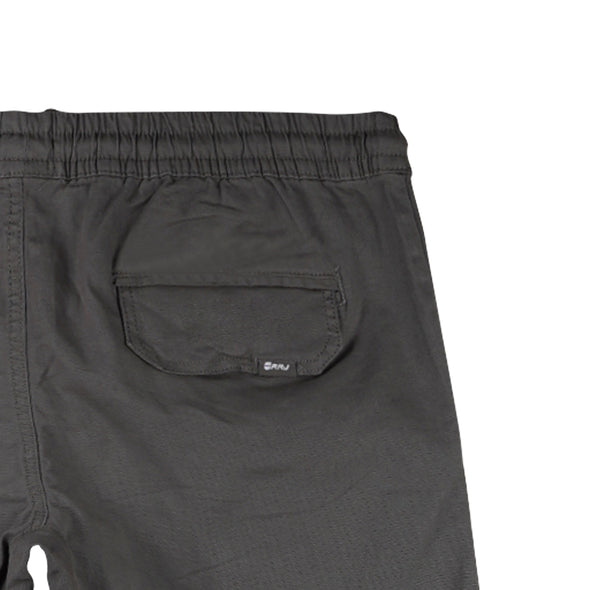 RRJ Men's Basic Non-Denim Jogger Pants Mid-Rise 176621 (Gray)