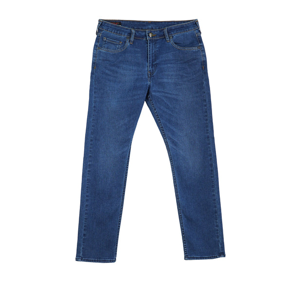 RRJ Men's Basic Denim Superskinny Fitting Mid-Rise 183445 (Medium Shade)