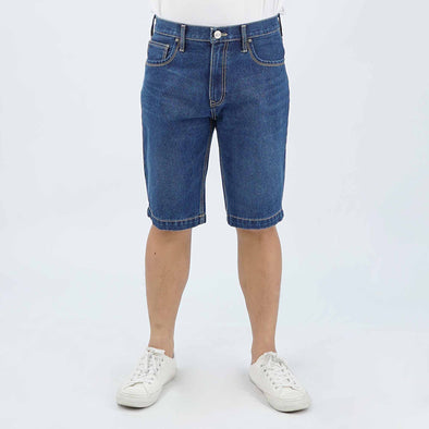 RRJ Men's Basic Denim Tapered Mid-Rise 179101 (Dark Shade)